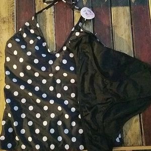 NWT Womens Bobbie Brooks Tankini -L
